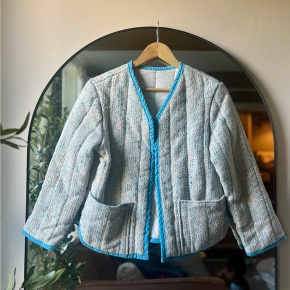 Handmade Jackets & Blazers - HANDMADE  up cycled quilted jacket | size small